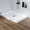 4#, variant on Bingirl Shower Base Non-Slip SMC Shower Pan with Right Drain 304 Stainless Steel Square Drain Cover Bathroom Shower Tray Kit Single Threshold Floor for Easy Installation