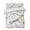 White Light Pink Gray Blue, variant on Quilts Twin Size, Dragonfly Soft Comforter Bedding Set for Bed, Watercolor Colorful Nature Painting Art Lightweight Quilted Bedspread with Pillow Cover(2 Pieces) for All Season, 68x86 Inch
