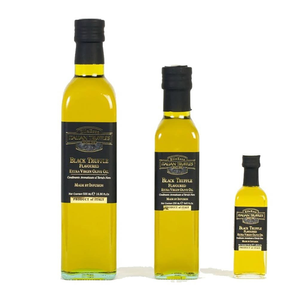 Elle Esse Black Summer Truffle Italian Olive Oil, Extra Virgin, 8.50 oz