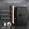 thumbnail image 6 of TigerKing Large Fireproof Safe 1.8 Cu. Ft., Steel Digital Safe Box with Keypad and Keys for Home, Office, Business, 6 of 8
