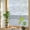Gray, variant on Rainbow Window Privacy Film, Brown Stripe Static Cling Window Film PVC, Modern Rustic Horizontal Brown Striped No Glue UV Blocking Glass Covering, Removable Stained Glass Sticker 23.6''x59''