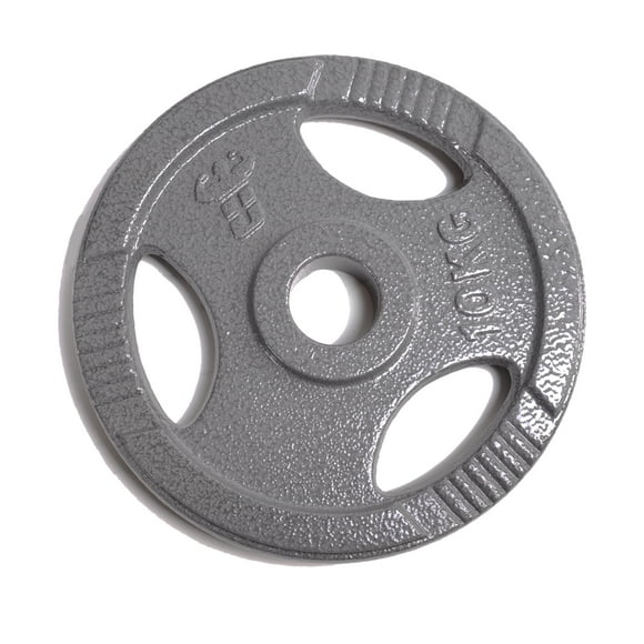 Disco de peso Unifitness gris de 10 kg