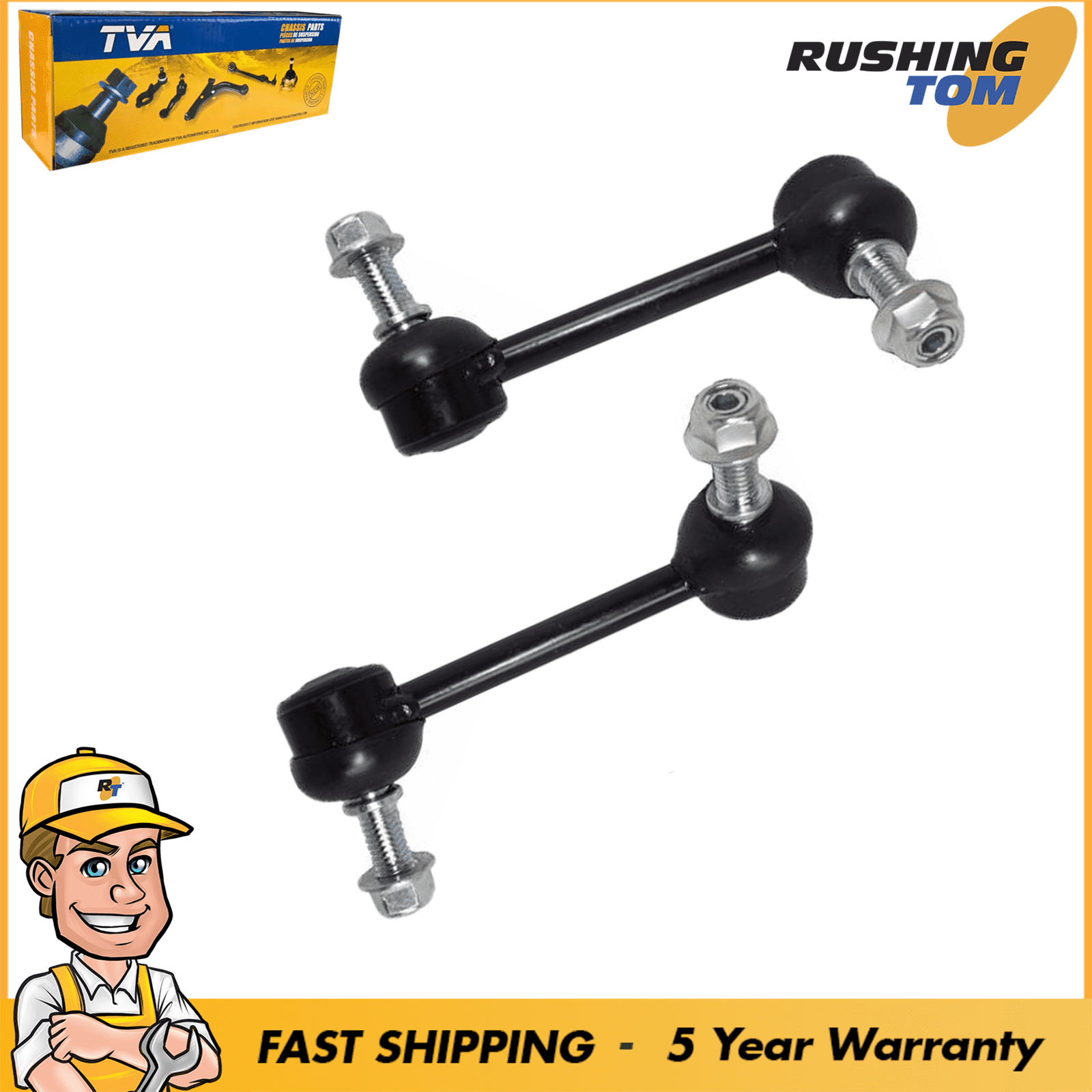 2 Front Sway Bar Link Kit fits 042006 2007 Chevrolet Trailblazer