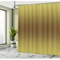 thumbnail image 5 of Ambesonne Ombre Shower Curtain, Vintage Digital Design, 69"Wx84"L, Mustard and Brown, 5 of 5