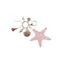 thumbnail image 5 of Sharprepublic Shell Resin Creative Keychain Gold Pendant Alloy Tassel Bag Keychain Pink, 5 of 8