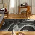 thumbnail image 4 of Home Dynamix Catalina Huron Contemporary Abstract Swirl Area Rug, Grey/Ivory, 5'3"x7'2", 4 of 9