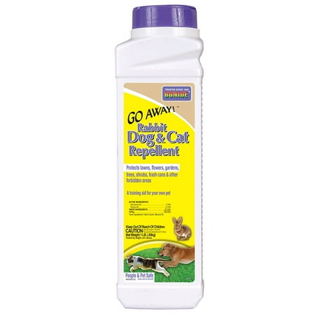 Go Cat Rabbit - 870 1-Pound Go Away Rabbit, Dog and Cat RepellentRepels dogs and cats to prevent defecation, urination and digging By Bonide
