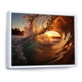 thumbnail image 2 of Designart "Surfers Paradise Wave Photo IV" Nautical & Beach Floater Framed Canvas Art Print, 2 of 7