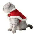 thumbnail image 4 of Ropa de moda para mascotas, capa, adornos navideños, regalo de Navidad, conjuntos de adornos navideños para mascotas, adornos navideños blancos, disfraz pequeño, abrigo., 4 of 6