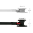 thumbnail image 3 of 3M Littmann Cardiology IV Stethoscope, Pop of Color, Black-Finish Chestpiece, Black Tube, Red Stem and Black Headset, 27 inch, 6200, 3 of 4
