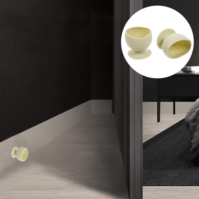 WEUVEB 2Ud Protector Para Pared De De Silicona Con Ventosa Anti Golpes Para Hogar