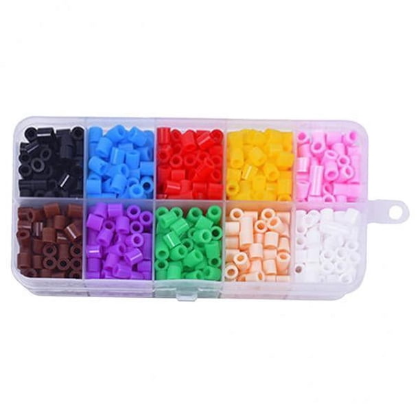 3x Kits de Abalorios Fusibles - de para Manualidades - Tableros Perforados de 5 para Manualidades Infantiles. - 10 Colores 900PCS 3 piezas