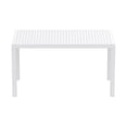 thumbnail image 2 of Luxury Commercial Living 55" White Patio Rectangular Dining Table, 2 of 6
