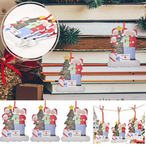 Adornos Colgantes Xihbxyly En Liquidación Navidad Colgantes de Madera
