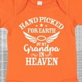 thumbnail image 4 of Inktastic Handpicked for Earth by My Grandpa in Heaven Angel Wings Boys or Girls Baby Bodysuit, 4 of 5