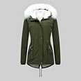 thumbnail image 4 of Winter clothing for women Plus Size Coat Long Heavyweight Lined Warm Winter Jacket With Hood Outerwear, 4 of 4