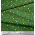 thumbnail image 2 of Soimoi Velvet Fabric Bird Artistic Printed Craft Fabric by The Yard 58 Inch Wide, 2 of 3