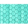 thumbnail image 1 of Ahgly Company Indoor Rectangle Trellis Turquoise Blue Modern Area Rugs, 5' x 7', 1 of 4