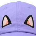 thumbnail image 2 of DALIX Cat Ears Hat Womens Cute Baseball Cap in Lavender, 2 of 6