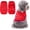 Red, variant on Dog Sweater, Knitted Heart Pattern Puppy Sweaters for Small Medium Large Dogs, Girl Boy Autumn/Winter High Elasticity Comfortable Pet Clothes, Christmas Holiday New Year Pet Outfit 1Pack