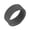 Black, variant on 10mm Gold Stainless Steel Braided Mesh Ring Flexible Wide Band Plain Non-Tarnish Textured Size 10 R64