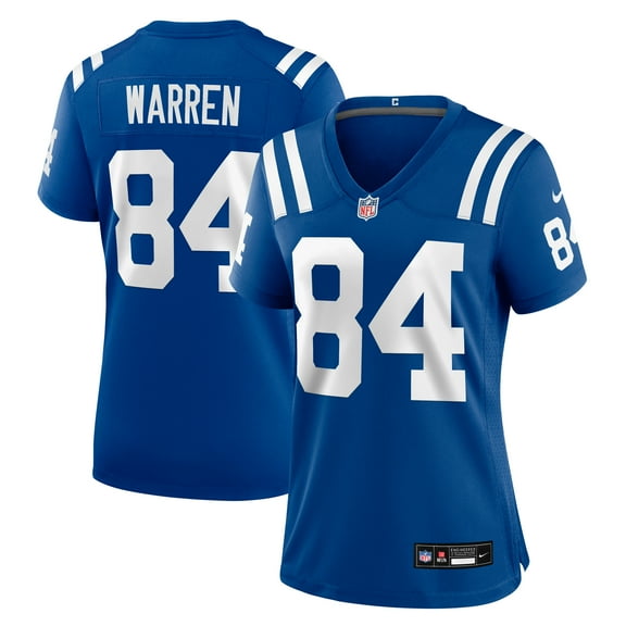 Women's Nike Tyler Warren Royal Indianapolis Colts Game Jersey