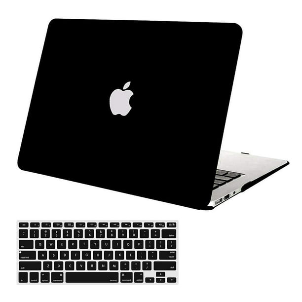 Mosiso Plastic Hard Shell Case Cover With Keyboard Cover For Macbook Air 11 Inch A1370 And A1465 Black Walmart Com Walmart Com