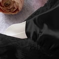 thumbnail image 4 of Blmnix Chemises Women Nightgown with Built in Bra Sexy Nightgown Sleep Shirts Black Sleeveless Above-the-Knee V-Neck Womens Summer Nightgowns, 4 of 6
