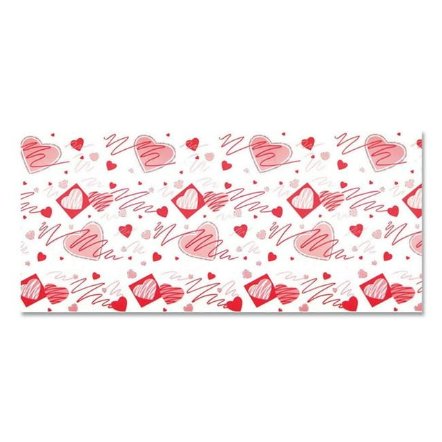 Pacon 0012251 Rouleau de Papier Corobuff Corobuff Ondulé Coeurs de Saint-Valentin de 48 Po
