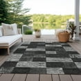 thumbnail image 6 of Addison Rugs Chantille Indoor/Outdoor Transitional Geometric Black Washable Rectangle Rug, 8' x 10', 6 of 6