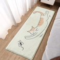 thumbnail image 1 of Alfombra de dormitorio con dibujos animados sonrientes, para sala de estar, sofá, mesa de café, alfombra de piso larga y fresca, manta para mesita de noche, tapete para pies, 1 of 6