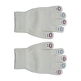 thumbnail image 2 of Guantes de invierno Yuyangstore Guantes de punto cálidos elásticos cómodos con pantalla táctil Blanco, 2 of 8