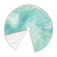 thumbnail image 3 of Kll Blue Marble Christmas Tree Skirt 30",Party Decorations Farmhouse For Christmas Decorations Holiday Party, 3 of 8