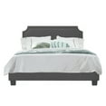 Regal Upholstered Bed with Nail Trim Headboard, King