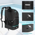 thumbnail image 4 of Mochila de natación GOBUROS con compartimento para calzado y bolsa separada para seco y húmedo, 4 of 7