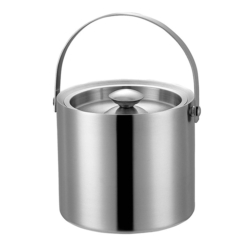 Stainless Steel Ice Bucket Bar Beer Cooler Wine Champagne Party Cooling Tools 