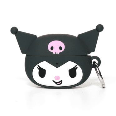 iFace Sanrio Hello Kitty and Friends Cute AirPods Pro 2 Case Compatible with AirPods 2nd Gen Pro - Cute Silicone Protective Cover [Carabiner Clip Included] – Kuromi