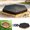 Black, variant on Octagon Sandbox Cover, 55.1"x43.3"x7.9", Waterproof Oxford Cloth Sandbox Lid with Drawstring, Dust & Weather Protection for Backyard Patio Garden Play Area Garden Play Area(Black)