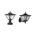 thumbnail image 1 of Black Aluminum Elegante Solar Lamp- 2 Pack, 1 of 9