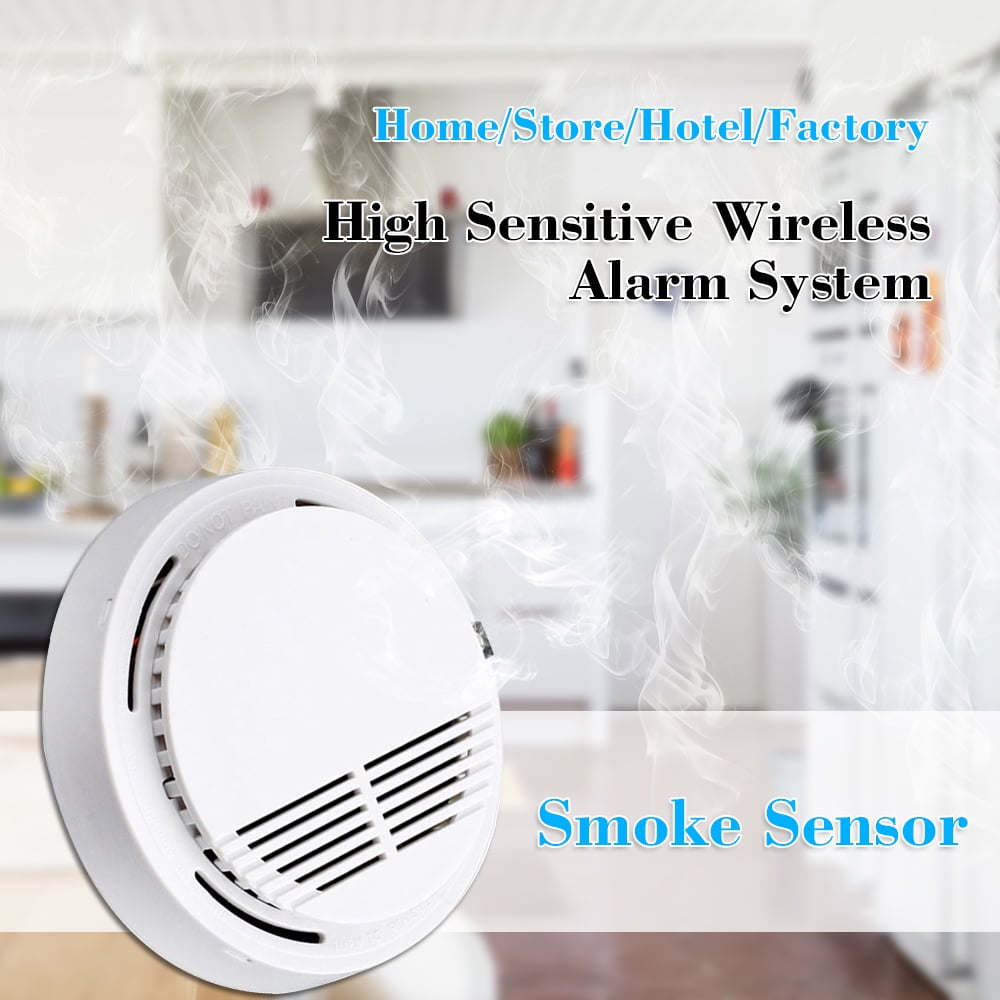 Walmeck Independent Fire Alarm Sensor, 85 dB Smoke Detector