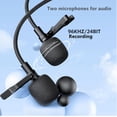 thumbnail image 3 of XIHAMA Dual Head Dual Channel Stereo Lavalier Microphone;Two microphones for Radio reception,96KHZ/24BIT Recording;Interview Audio Recording,Karaoke Live Streaming for Android,Apple Devices, 3 of 7