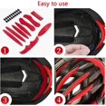 thumbnail image 4 of LLC Universal Motorcycle/Bicycle Helmet Foam Replacement Pads - Red, 2 Sets, 4 of 5