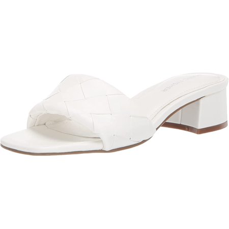Marc Fisher Womens Casper Heeled Sandal 9 White