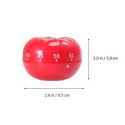 Clispeed Red Kitchen Timer Easy Use for Baking Cooking Pancakes Cakes