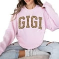 thumbnail image 4 of Gigi Leopard Print Sweatshirt – Cozy Holiday Pullover for Women, Festive Gigi Gift Top, 4 of 7