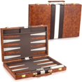 thumbnail image 4 of Juego de mesa clásico de backgammon AMEROUS de 38 x 24 cm con funda, 4 of 9