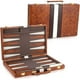 thumbnail image 4 of Juego de mesa clásico de backgammon AMEROUS de 38 x 24 cm con funda, 4 of 9