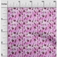 thumbnail image 2 of oneOone Polyester Spandex Magenta Fabric Travel Craft Projects Decor Fabric Printed By The Yard 56 Inch Wide, 2 of 5