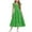 Green, variant on ZACPNCV Girls Flutter Sleeve Dresses Kids Summer Double Layer Ruffle Sleeve Dress Blue 9-10 Years