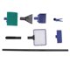 thumbnail image 5 of Herramienta de limpieza de peceras, kit de limpieza de acuario multifuncional 5 en 1 con poste de soporte y mango, 5 of 5